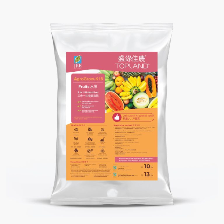 Topland AgroGrow K18 Fruits 3 in 1 Bio Fertilizer 768x768