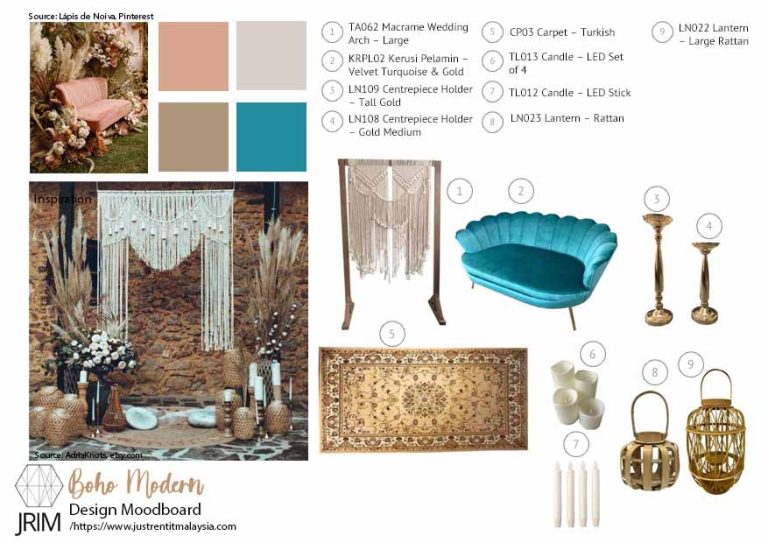 Mood Board Boho Modern 768x543